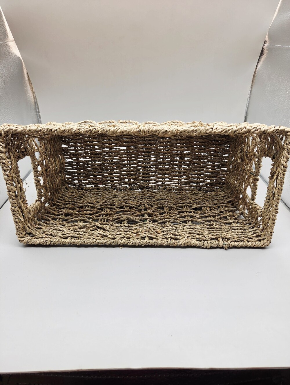 Woven Seagrass Storage Basket - Natural - Picture 6 of 6